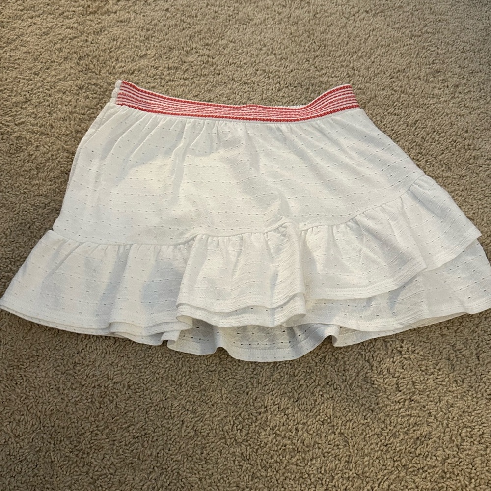 Cat & Jack White Skort with Red Trim